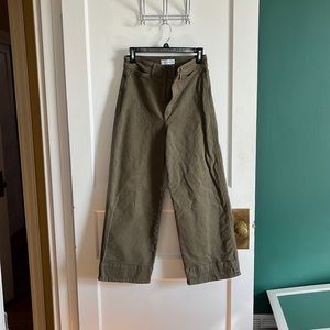 LOFT wide leg high waist pant